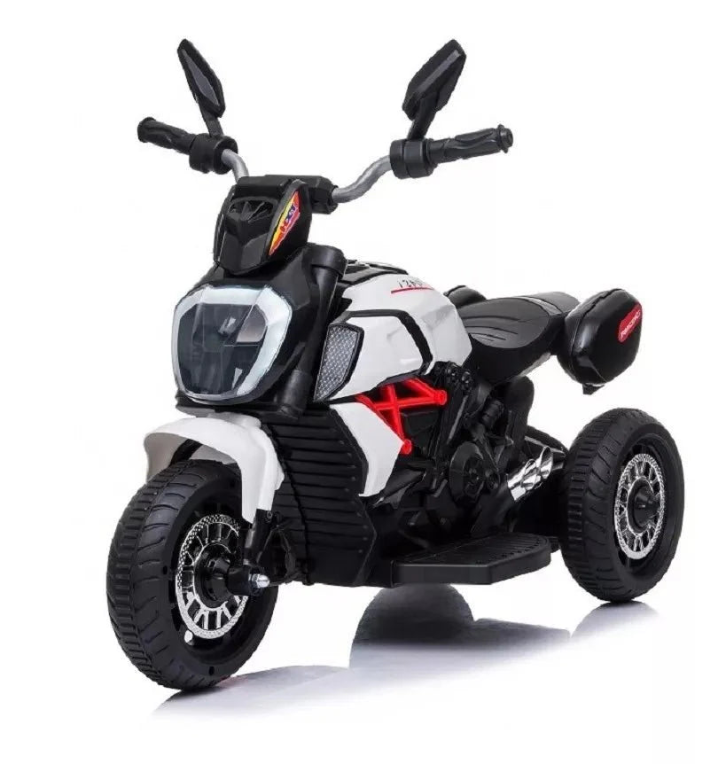 Moto Eléctrica Ducati de 3 ruedas para niños de 3 a 6 años - Con sonidos y luces🎁HOY 30%DCTO