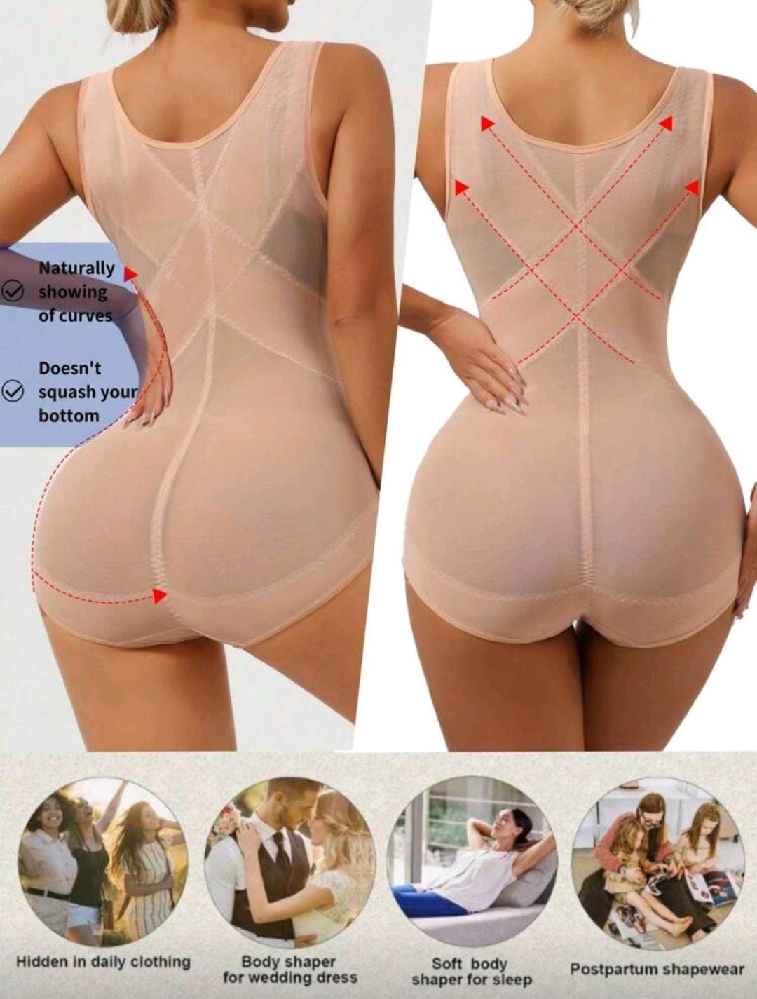 Body Moldeador: levanta pechos, cola y esonde los gorditos para definir la cintura