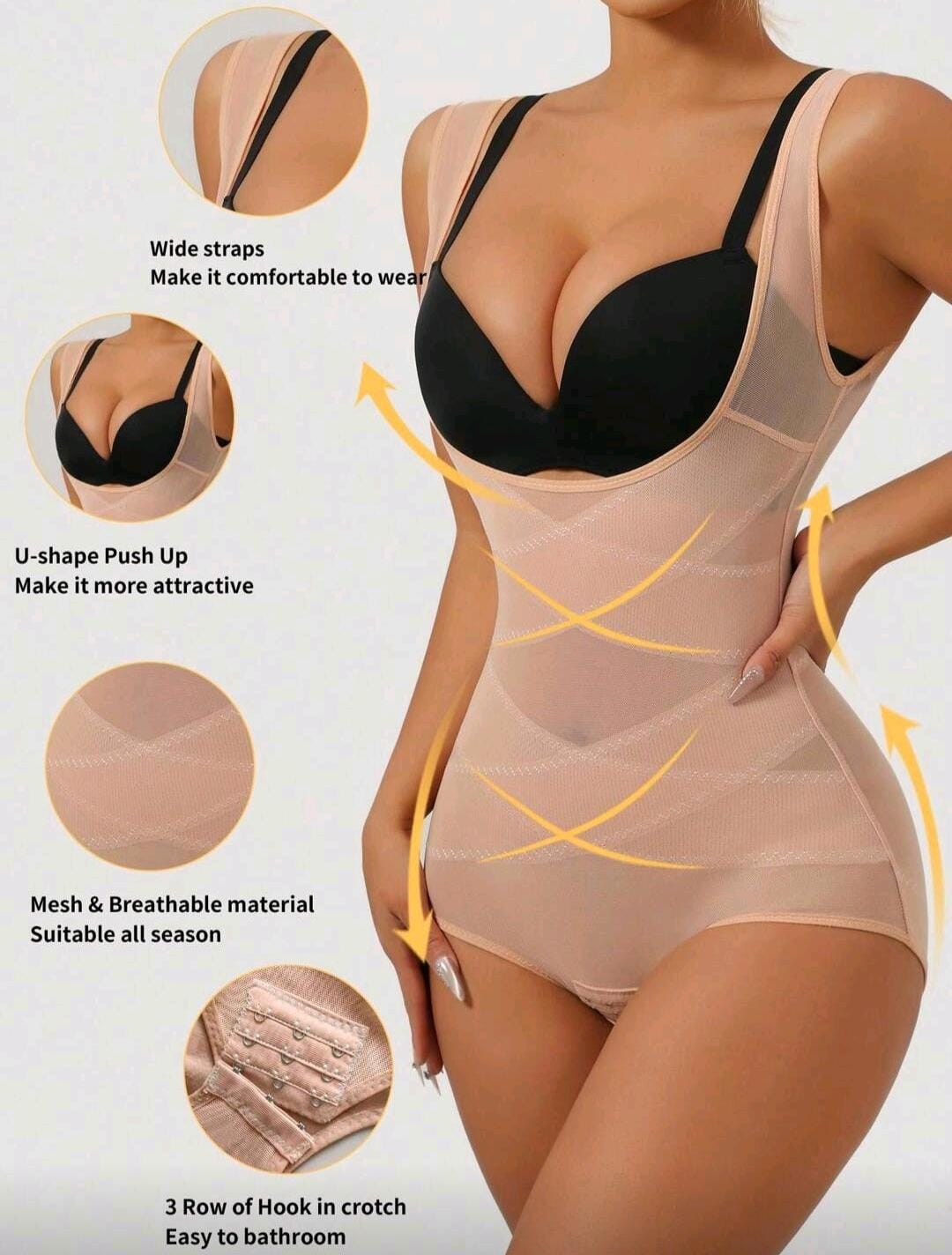 Body Moldeador: levanta pechos, cola y esonde los gorditos para definir la cintura