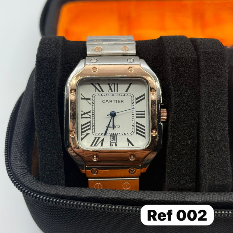 Reloj Cartier importado de alta calidad metálico para hombre - Exclusividad y detalle en cada modelo