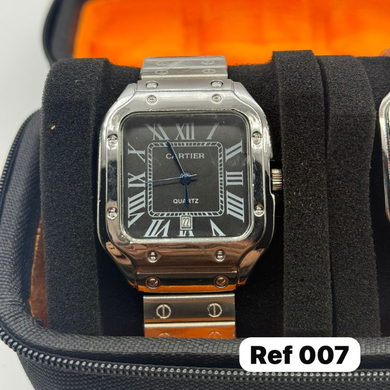 Reloj Cartier importado de alta calidad metálico para hombre - Exclusividad y detalle en cada modelo