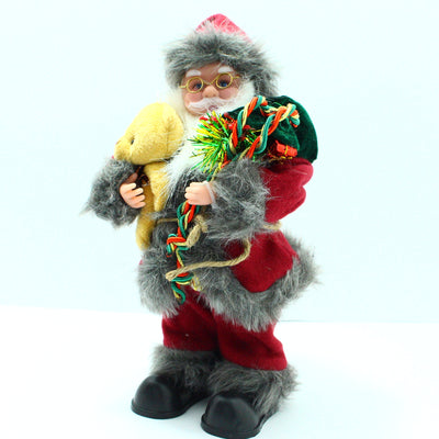 Figura animada de Papá Noel moviéndose