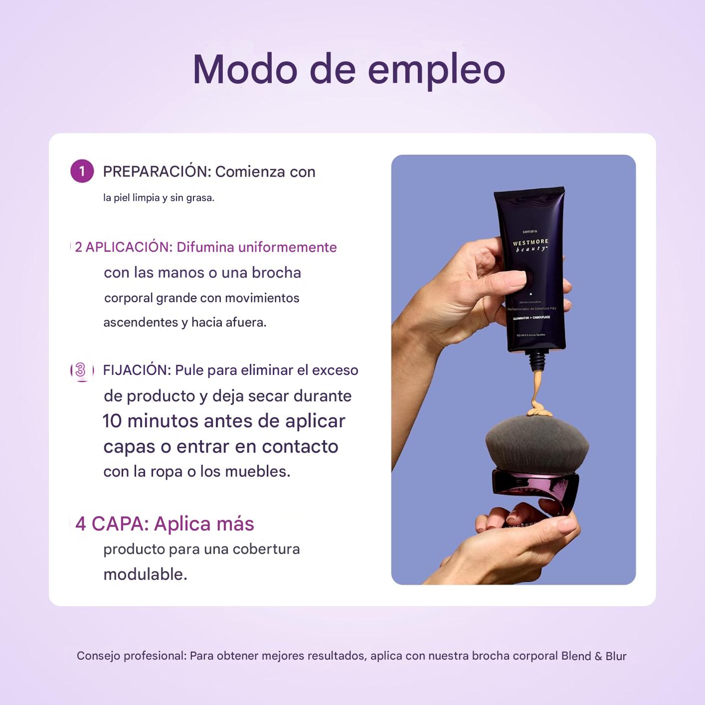 Perfeccionador Corporal a prueba de agua y sudor - Se ajusta a tu tono de piel cubriendo manchas, cicatrices, tatuajes✨HOY 50%DCTO