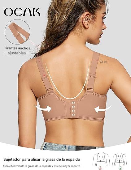 Pague Y LLEVE 2 Brasier con realce de cobertura completa para busto grande - Sin costuras y sin varillas