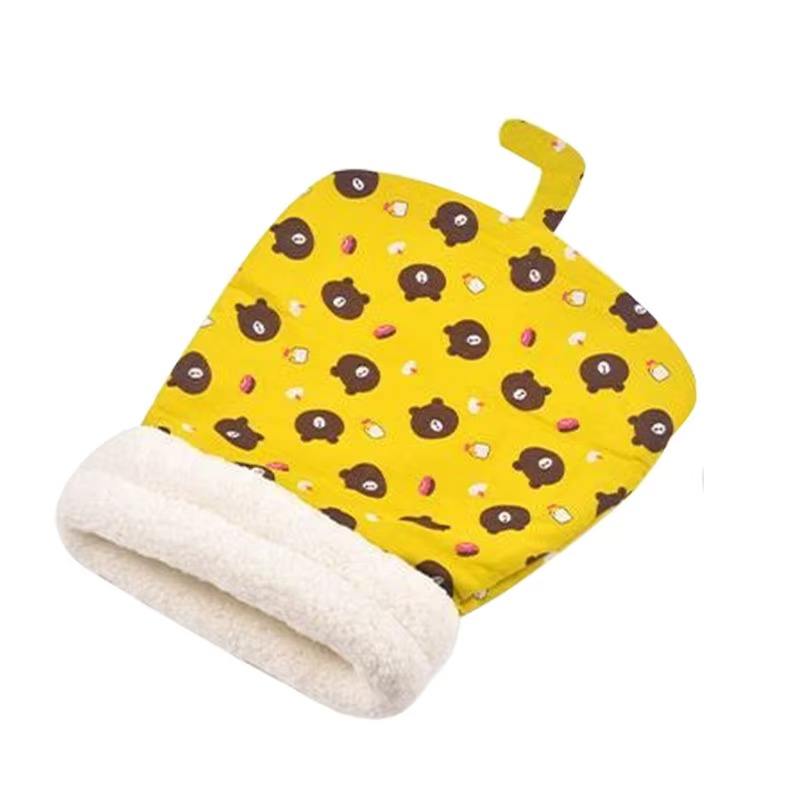 Cama en forma de saquito acolchado para gatos - Mide 55cms de largo x 45cms de ancho