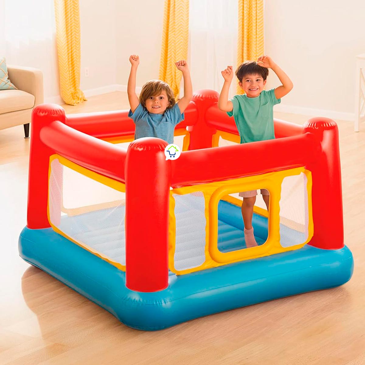 Castillo inflable brinca brinca para niños - Mide  1,47 x 1,12 x 1,12 m