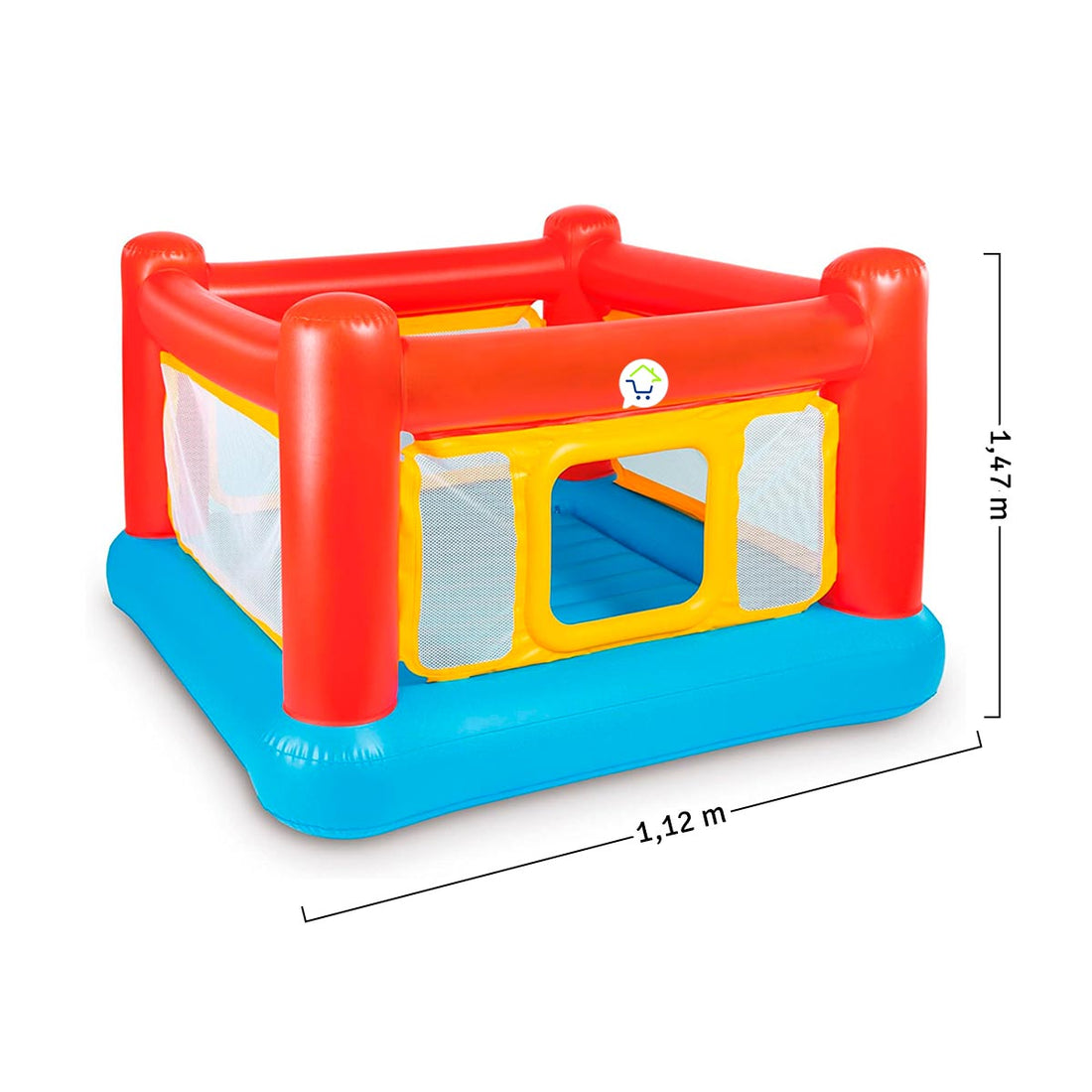 Castillo inflable brinca brinca para niños - Mide  1,47 x 1,12 x 1,12 m