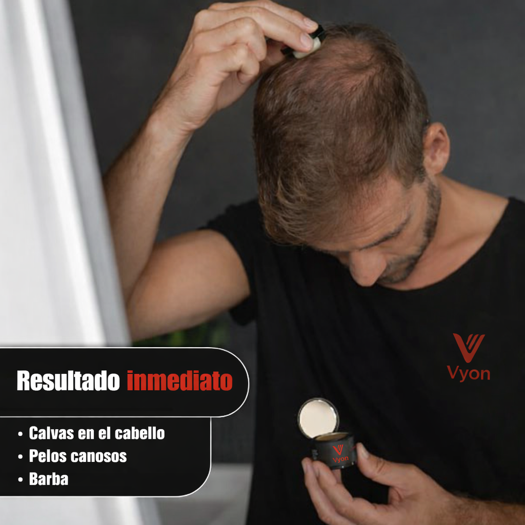 Fibra capilar para ocultar la calvicie en los hombres: da más volumen, resistente al agua y no mancha