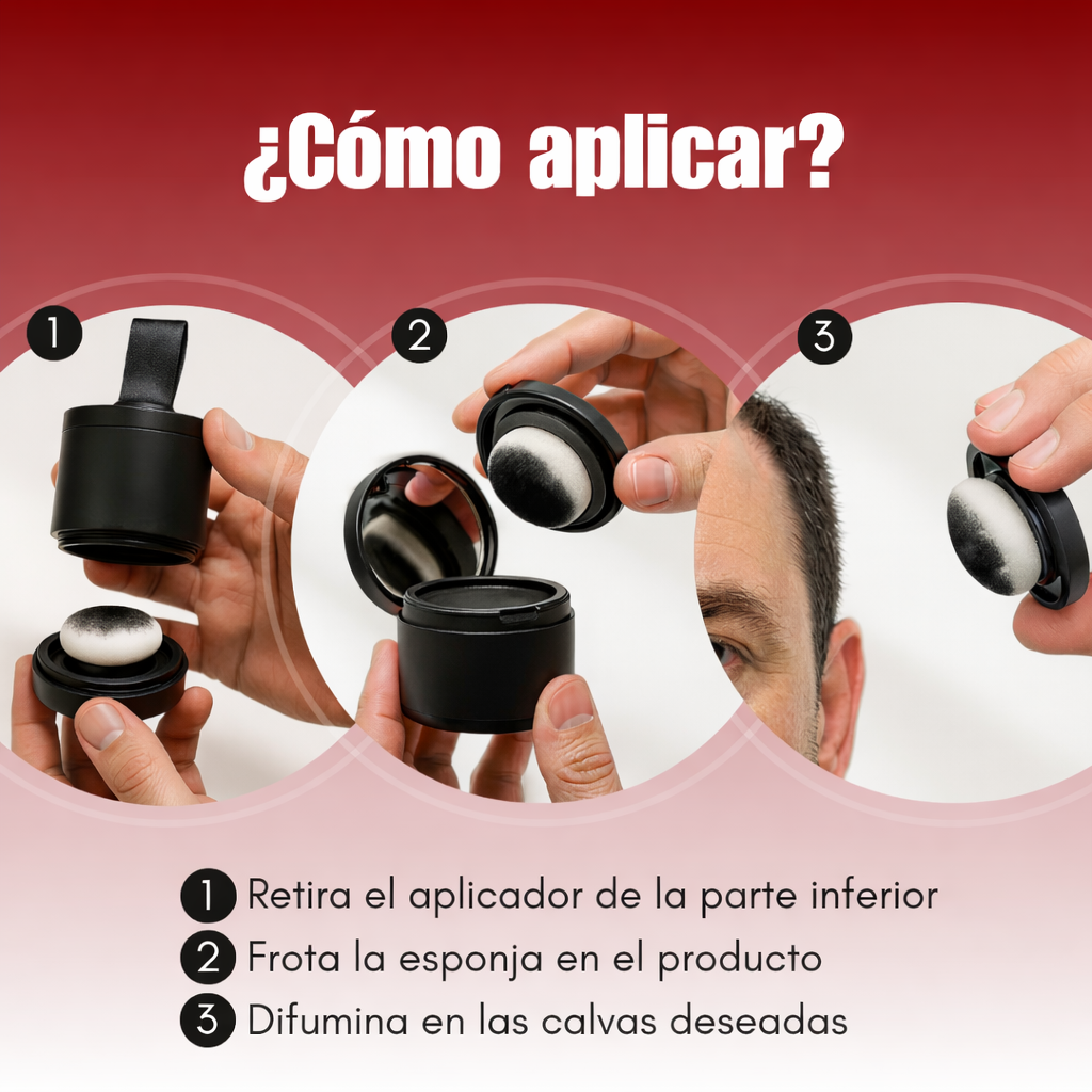 Fibra capilar para ocultar la calvicie en los hombres: da más volumen, resistente al agua y no mancha