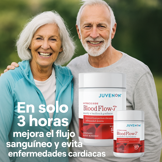 BloodFlow® Suplemento de Oxido Nítrico x60 cápsulas - Abre las arterias un 62% para mejor circulación✨HOY 30% DCTO