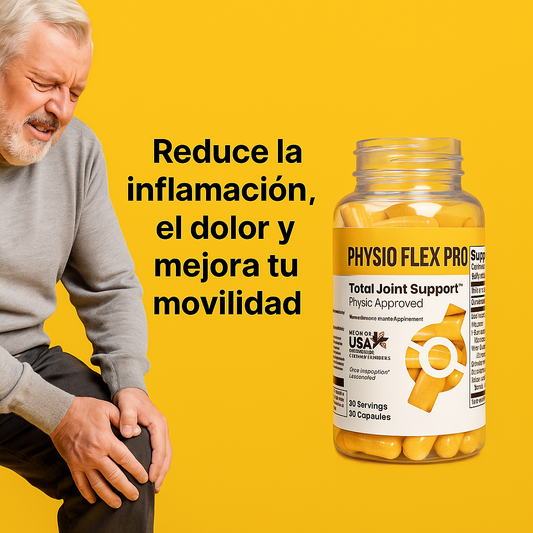 Physio Flex Pro® Suplemento para las articulaciones x60 cápsulas - Desinflama, reduce el dolor y mejora la movilidad✨HOY 30% DCTO