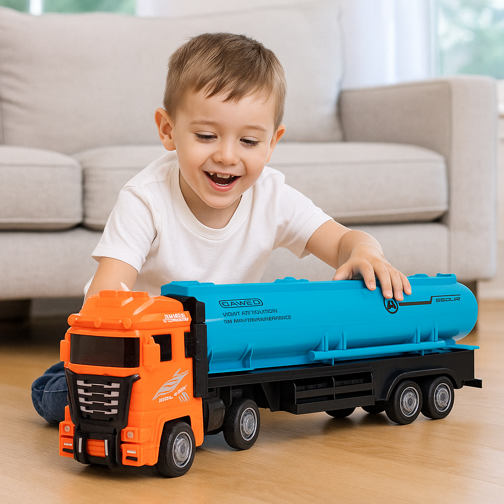 Camión con Cisterna realista para niños - Mide 48cms de largo🎁HOY 30%DCTO