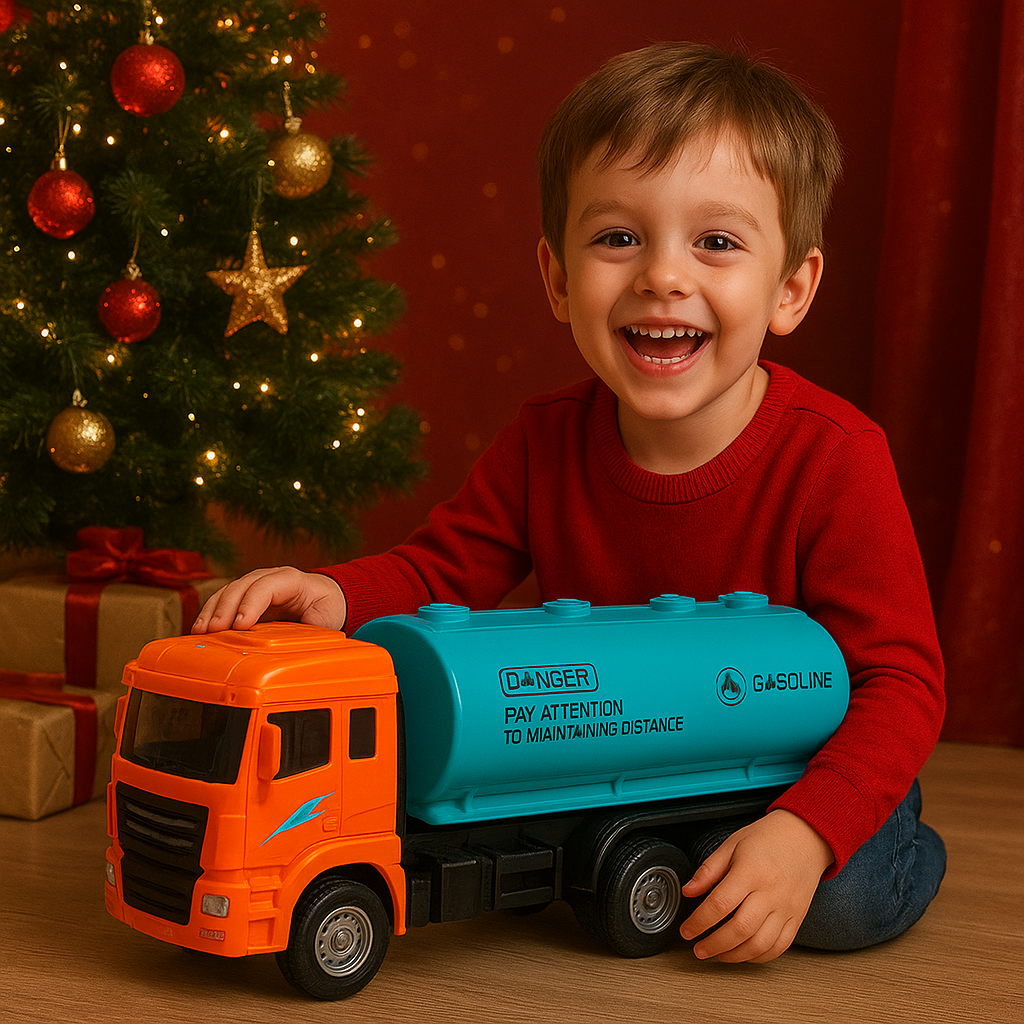 Camión con Cisterna realista para niños - Mide 48cms de largo🎁HOY 30%DCTO