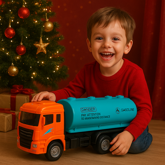 Camión con Cisterna realista para niños - Mide 48cms de largo🎁HOY 30%DCTO