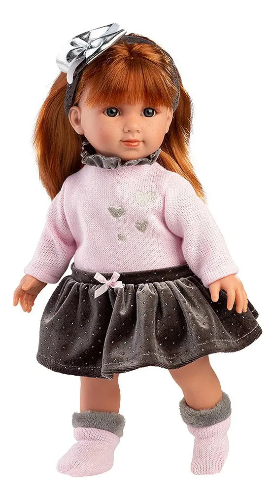 Muñeca Reborn Realista Pretty Girl - Cabello implantado a mano y mide 38 cm x 20 cm