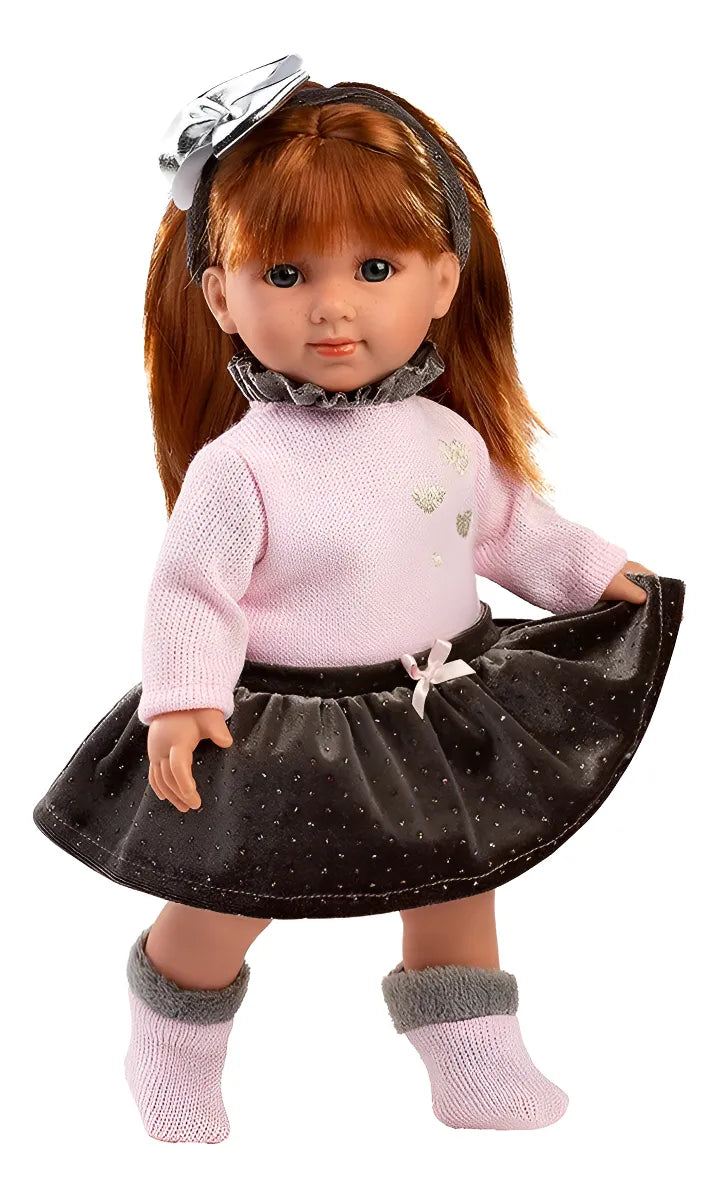 Muñeca Reborn Realista Pretty Girl - Cabello implantado a mano y mide 38 cm x 20 cm