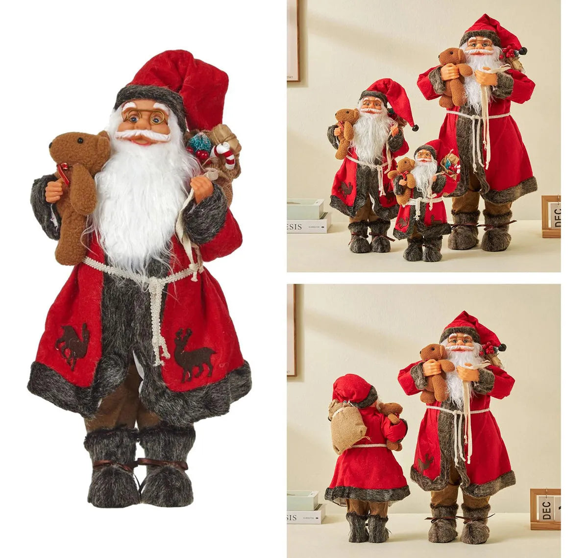 Papá Noel con movimiento, luz y sonidos - OFERTA NAVIDEÑA 30% DCTO