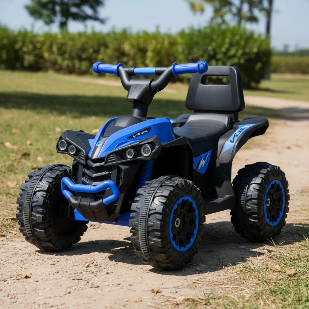 Cuatrimoto Eléctrica recargable para niños de 2 a 5 años - Con luces, sonidos y conexión bluetooth🎁HOY 30%DCTO