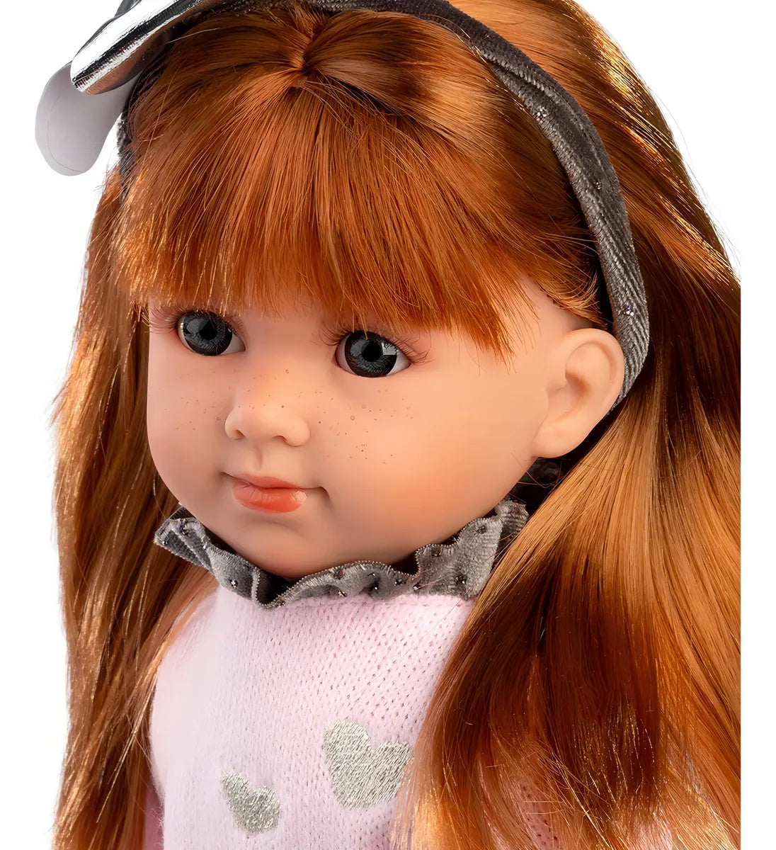 Muñeca Reborn Realista Pretty Girl - Cabello implantado a mano y mide 38 cm x 20 cm