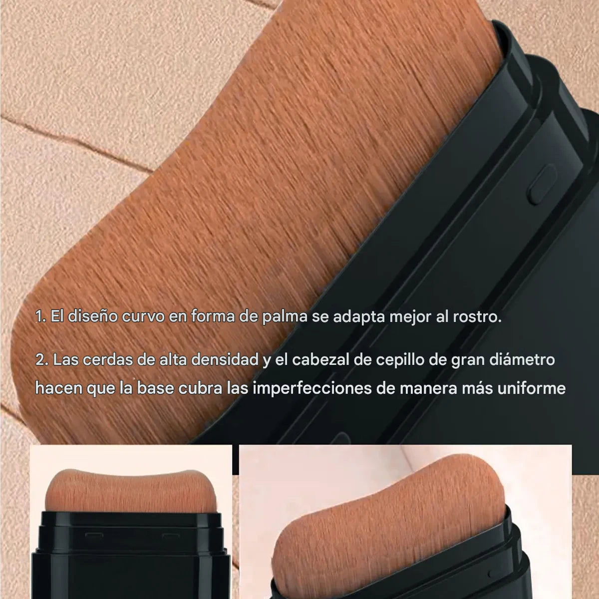 Pague 1 Y LLEVE 2 Base mate de alta cobertura y máxima duración en barra (INCLUYE BROCHA) - Cubre cualquier imperfección