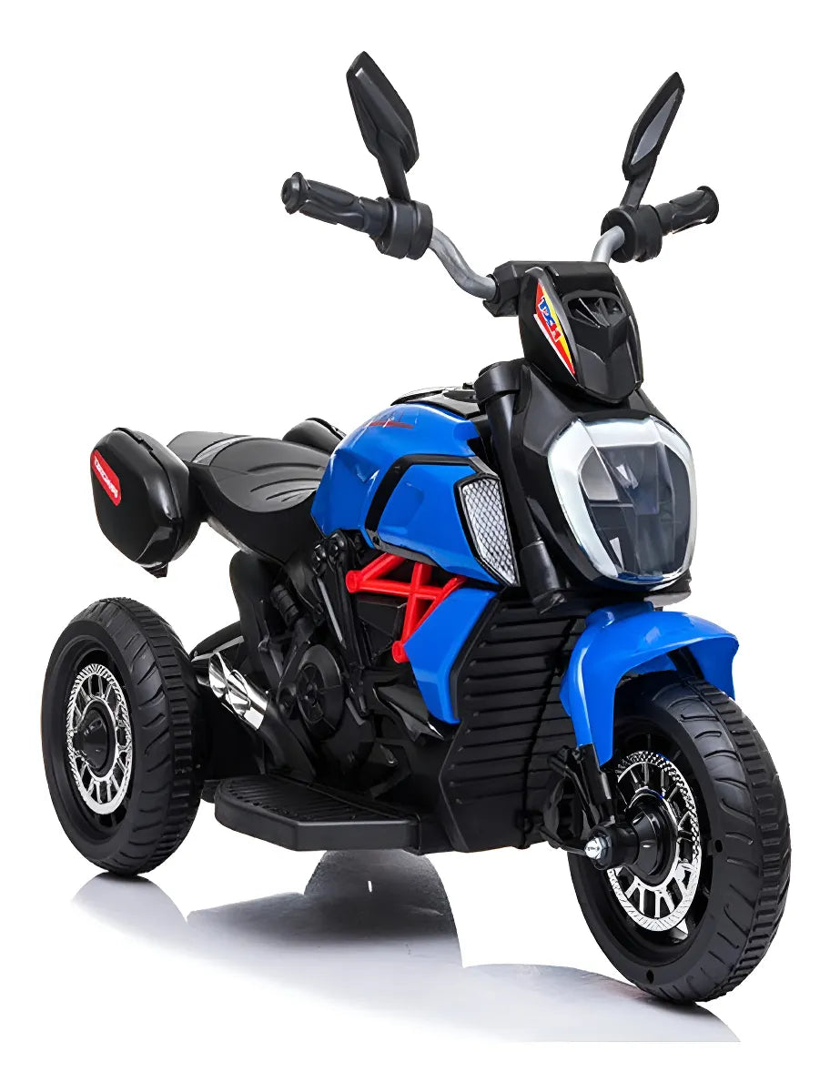 Moto Eléctrica Ducati de 3 ruedas para niños de 3 a 6 años - Con sonidos y luces🎁HOY 30%DCTO
