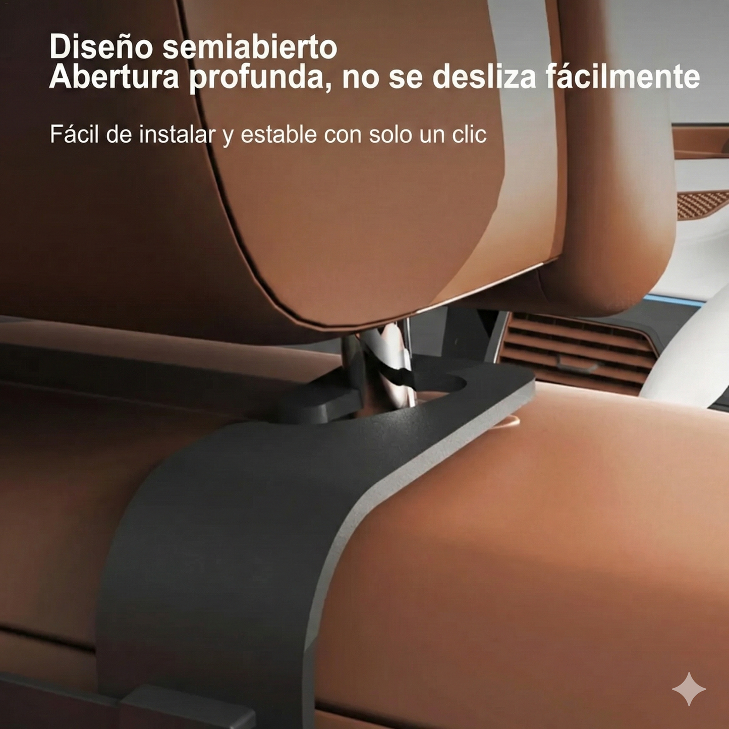 Organizador multifuncional para asientos traseros de carros - Evita regueros y desorden