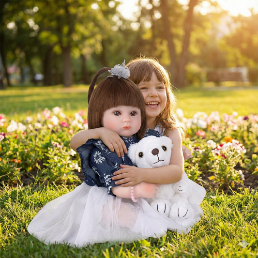 Muñeca Reborn realista con sonidos tiernos - Mide 45cms🎁GRATIS ACCESORIOS