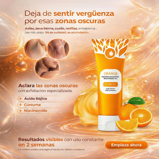 Gel Exfoliante y Despigmentante - Blanquea zonas oscuras del cuerpo con exfoliación especializada