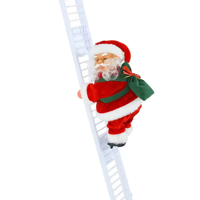 Figura animada de Papá Noel escalando