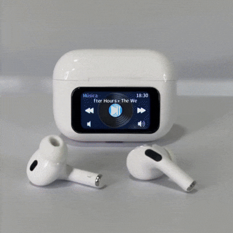 Audífonos inalámbricos tipo Airpods 2 Pro Gen con pantalla táctil - Compatible con Android y iPhone