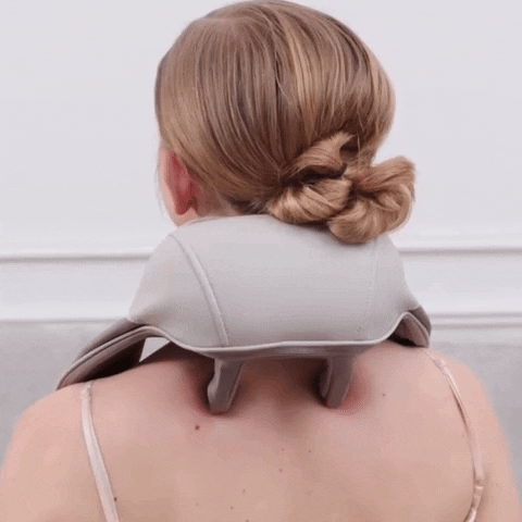 Masajeador eléctrico de acupuntura: destensiona y relaja cuello, espalda y hombros