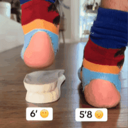 Plantillas Ortopédicas para añadir altura - Te elevan hasta 10cms y las puedes ajustar a tu talla✨HOY 30% DCTO