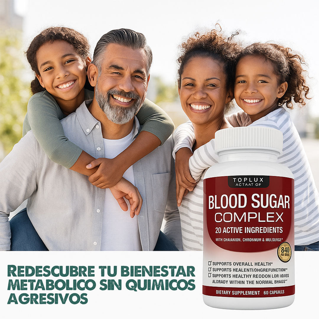 Blood Sugar x60 cápsulas - Suplemento para la diabetes: regula los niveles de azúcar en la sangre